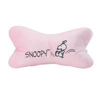 NACKENKISSEN Leseknochen The Peanuts Snoopa Rosa 40 x 20 cm - Rosa, Textil (20/40cm) - United Labels