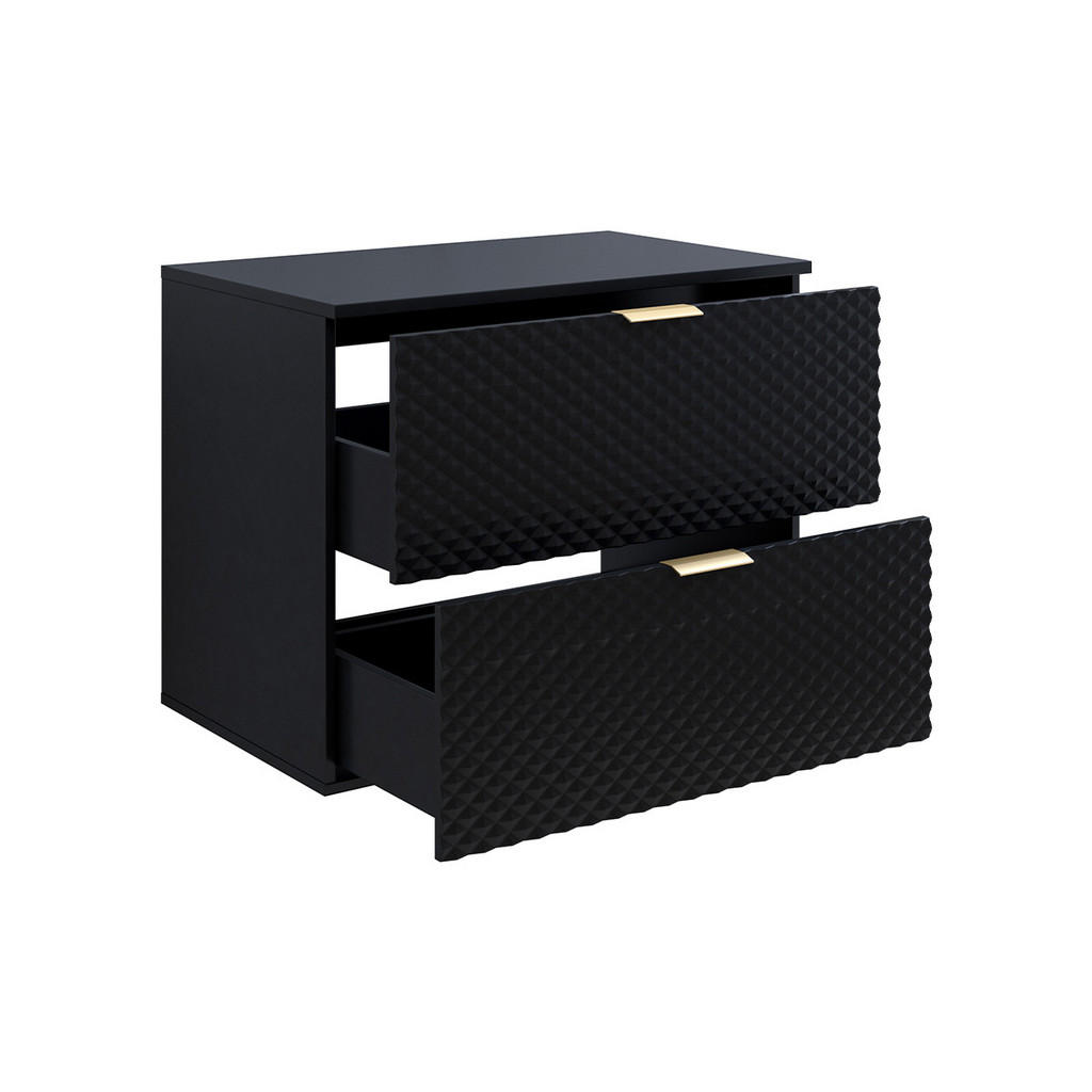 Thumbnail - Petits-meubles Waschtischunterschrank, Schwarz, Holzwerkstoff, 80.4x62.6x48.5 cm, Badezimmer, Badezimmerschränke, Bad Un...