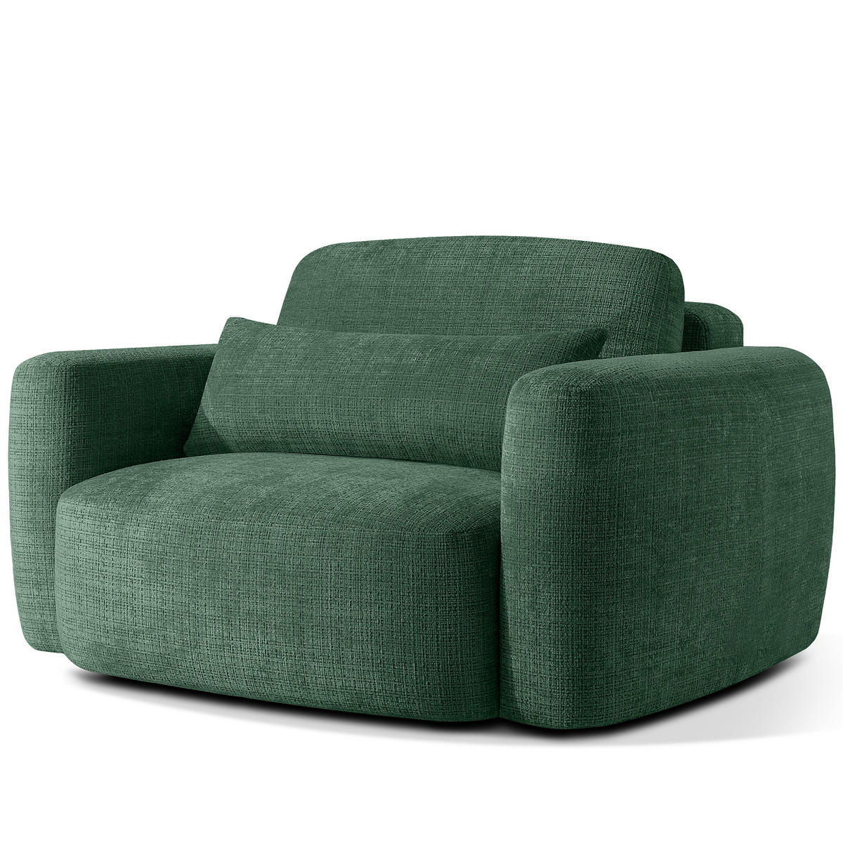 SESSEL ELOSA - Grün, Holz/Textil (145/85/115cm) - KONSIMO®