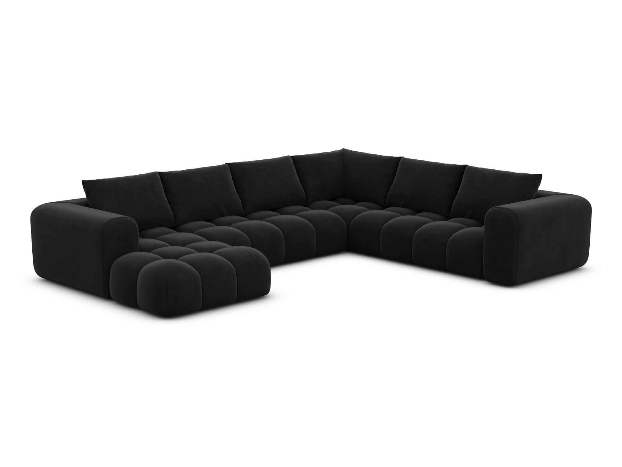 XXXLutz Wohnlandschaft Schwarz 338x88x267 cm