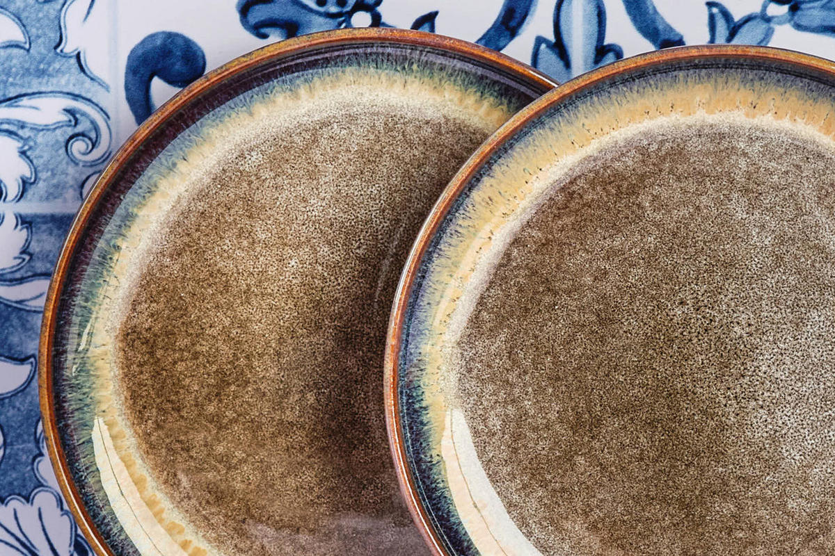 TELLER Genesis Ø16,5cm - 6er-Set - Basalt - Braun, Keramik (16.5cm) - Björn