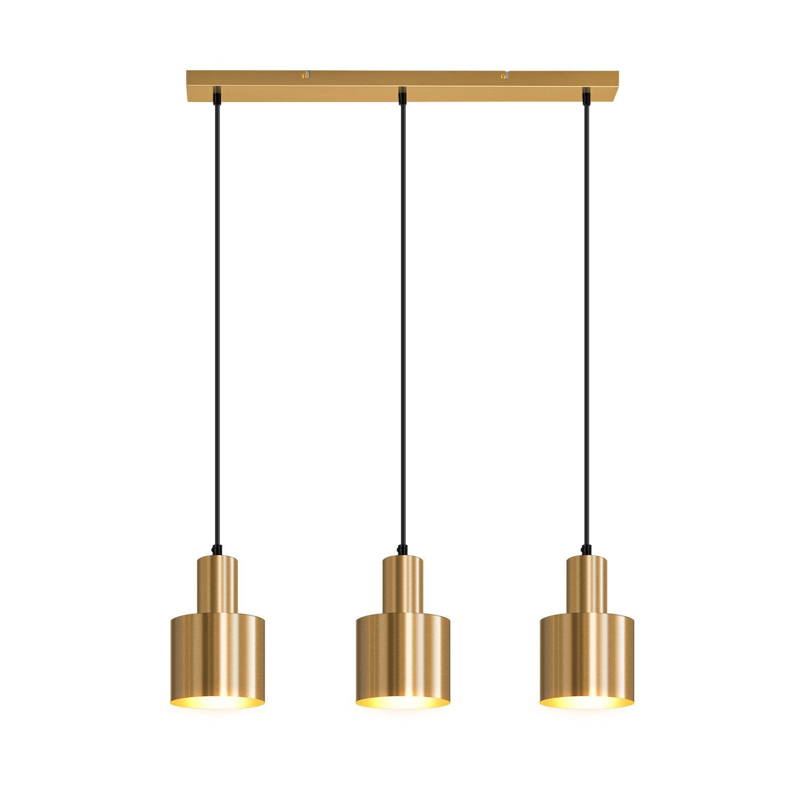 PENDELLEUCHTE Ybanez 12/65/143cm - Goldfarben, Metall (12/65/143cm) - Nettlife