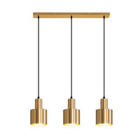 ZÁVĚSNÉ SVÍTIDLO Ybanez 12/65/143cm - zlatá, kov (12/65/143cm) - Nettlife