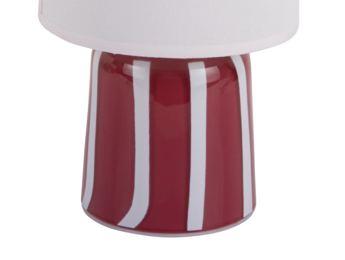 TISCHLAMPE Verano LED 13/13/20 cm - Rot, Glas (13/13/20cm) - Leitmotiv