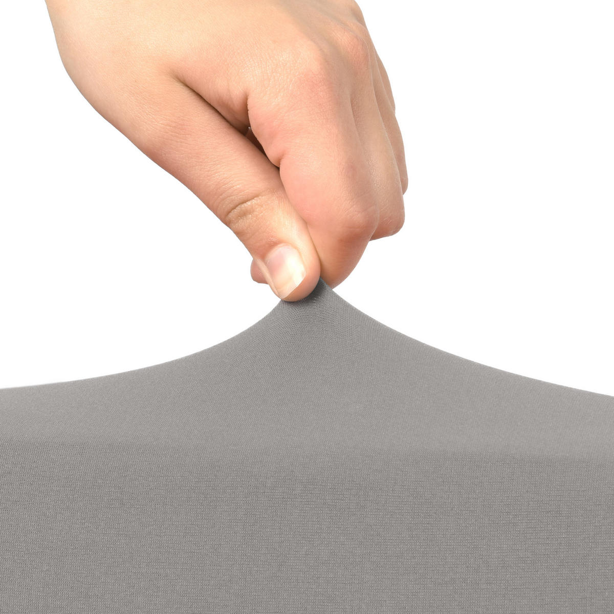 STEHTISCHHUSSE Stella Ø 80 cm Anthrazit (2tlg) - Anthrazit, Textil (80/120cm)