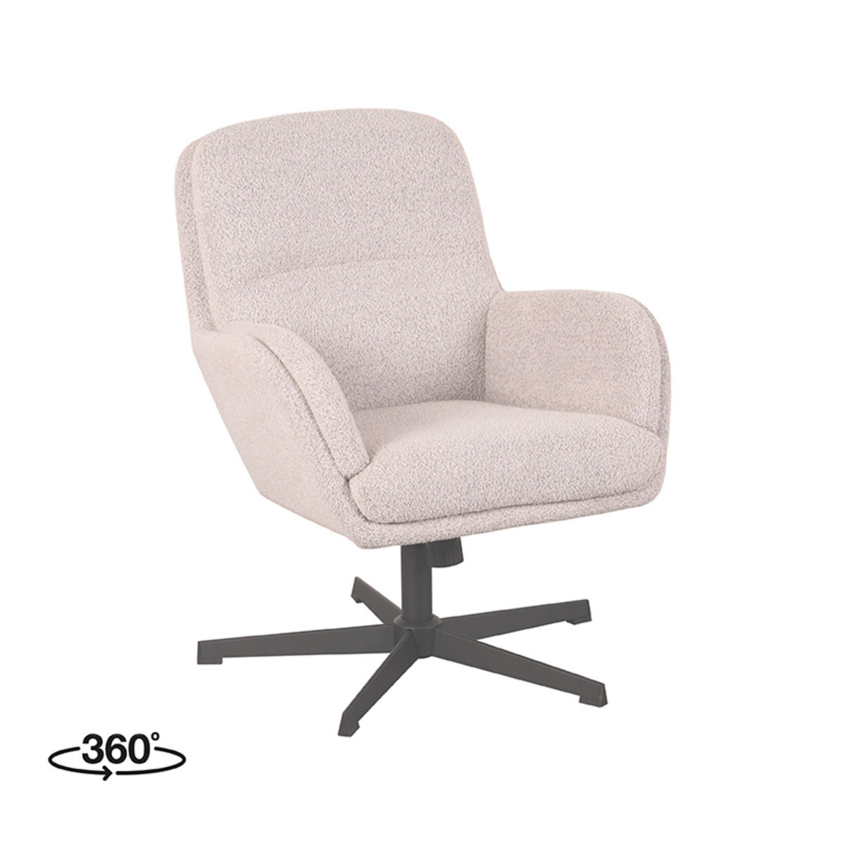 Label51 Sessel Beige 70x90x77 cm