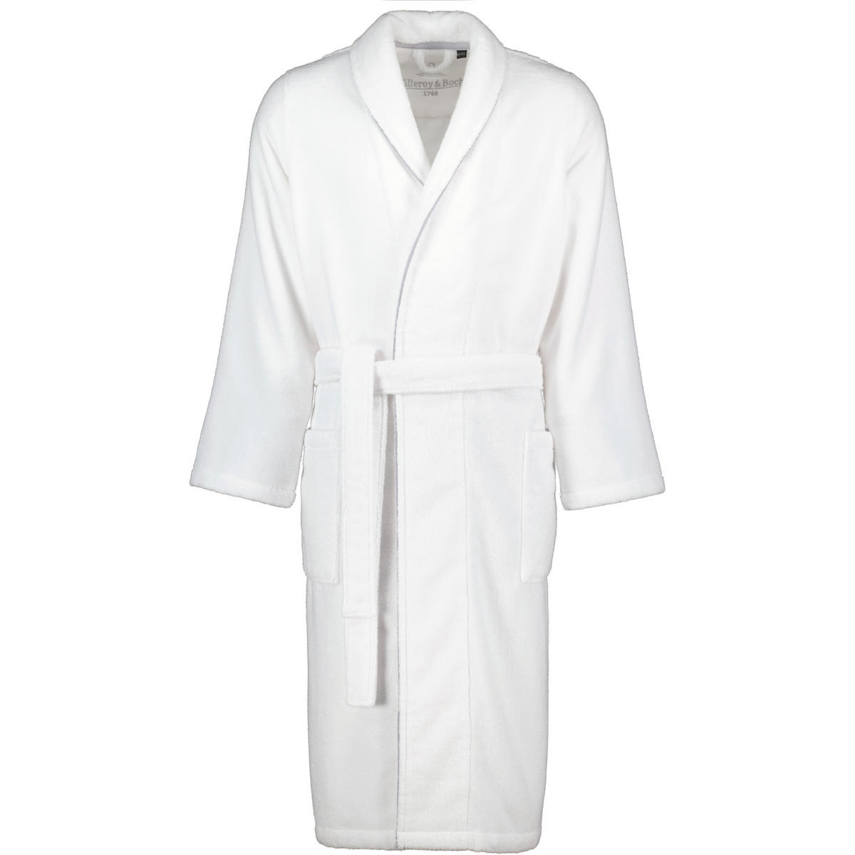 BADEMANTEL HERREN SCHALKRAGEN 2522 BRILLIANT-WHITE - 67 - Weiß, Textil (Mnull) - Julius Zöllner