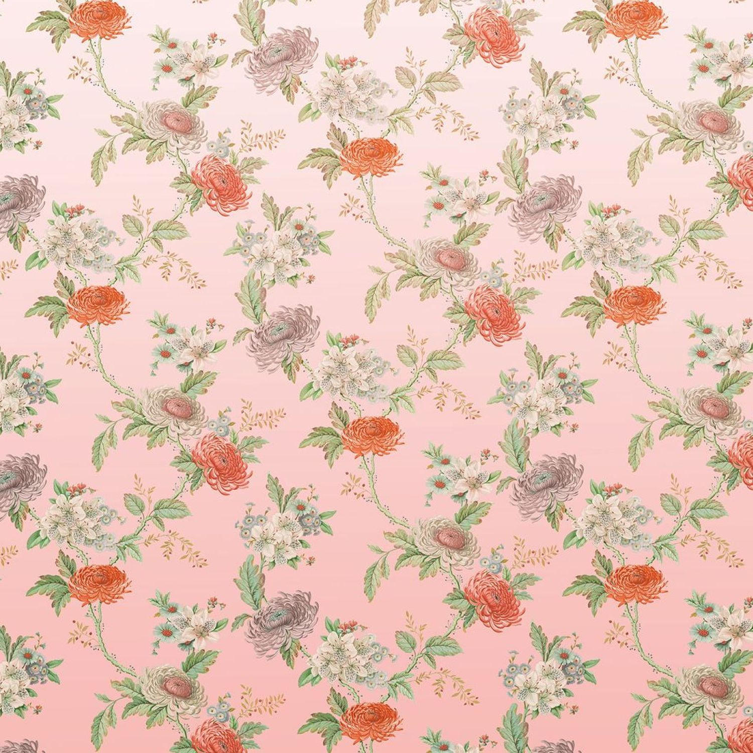FOTOTAPETE Blumen 400 x 280 cm - Pink, Papier (400/280cm) - Sanders & Sanders