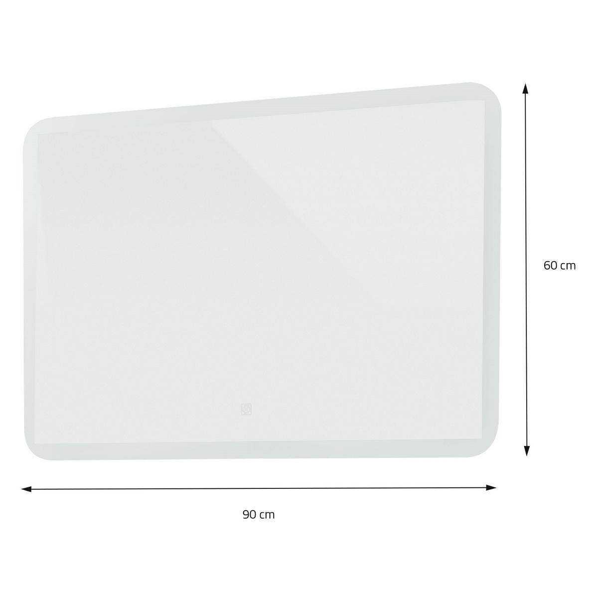 SPIEGEL - Weiß, Glas (2/60/90cm) - ML-DESIGN