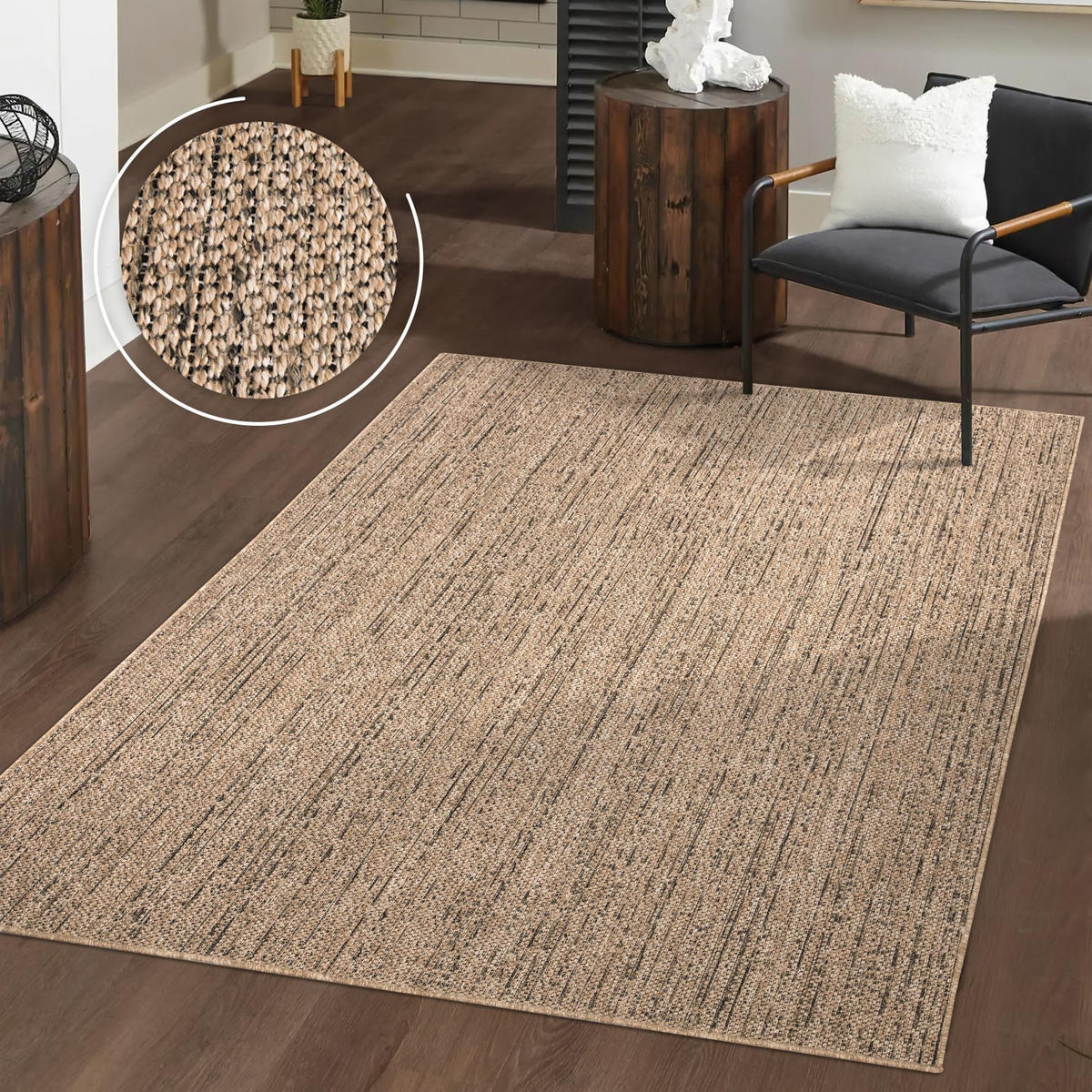 OUTDOORTEPPICH Boho Beige 240 x 340 cm - Beige, Kunststoff (240/340cm) - TT Home