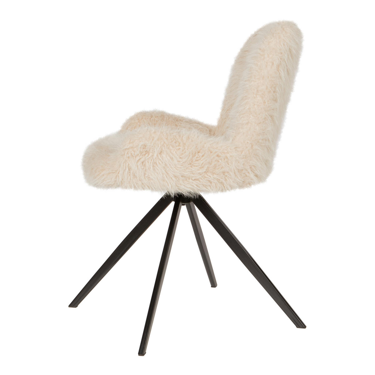 ESSZIMMERSTUHL Leander Beige 58/53.5/83.5cm - Beige, Textil (53.5/83.5/58cm) - PTMD Collection