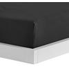 SPANNBETTLAKEN Micros - Schwarz, Textil (200/220cm) - home&you
