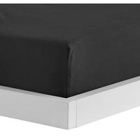 SPANNBETTLAKEN Micros - Schwarz, Textil (200/220cm) - home&you