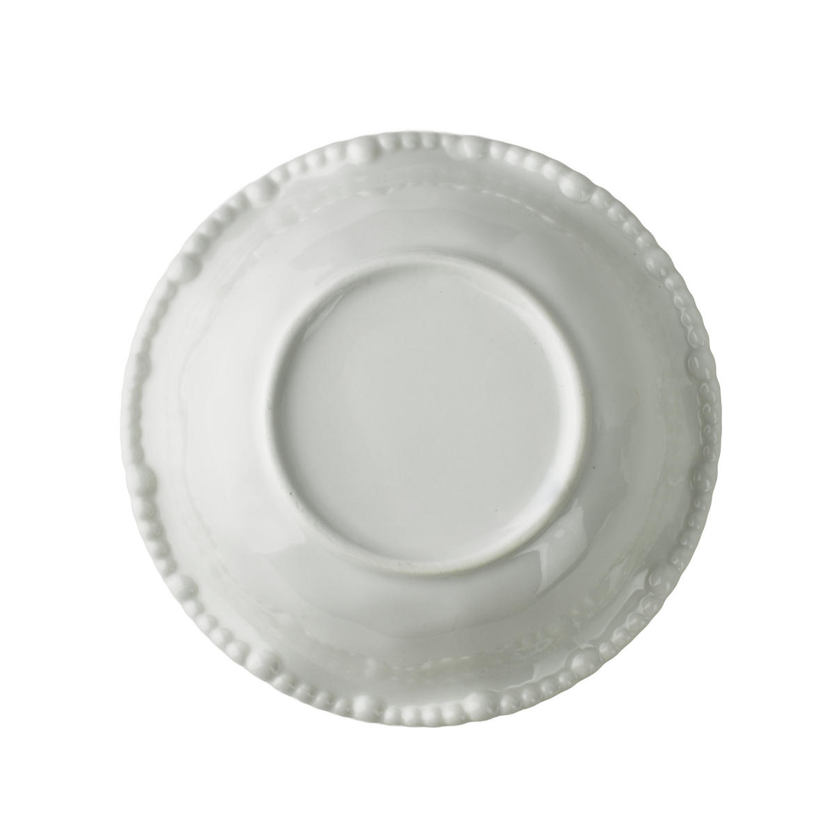 SCHALE Basic weiß 15/15/6 cm Porzellan - Weiß, Keramik (15/6/15cm) - Mondex