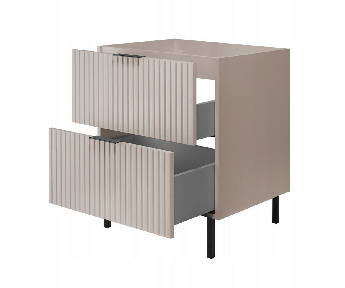 WASCHBECKUNTERSCHRANK FLOW Eiche Craft 60/57/46 cm - Eichefarben, Holzwerkstoff (60/57/46cm) - Rodan