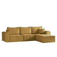 ECKSOFA L-förmige Bohoo-Maxi Gelb Rechts - Gelb, Holz (292/192cm) - Kaiser Möbel