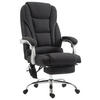 BÜROSTUHL Pacira, Stoff mit Massagefunktion Schwarz - Schwarz, Textil/Metall (68/127/64cm) - TPFLiving