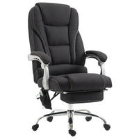 BÜROSTUHL Pacira, Stoff mit Massagefunktion Schwarz - Schwarz, Textil/Metall (68/127/64cm) - TPFLiving
