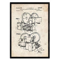 POSTER Bewegungsbild Compensator Patent A3 Rahmenlos - Klar, Papier (29.7/5/42cm) - Nacnic