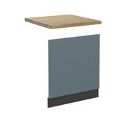 FRONTBLENDE R-Line Blau-Grau 60 cm, AP Eiche - Anthrazit/Blaugrau, Holzwerkstoff (60/57.2/1.6cm) - Vicco