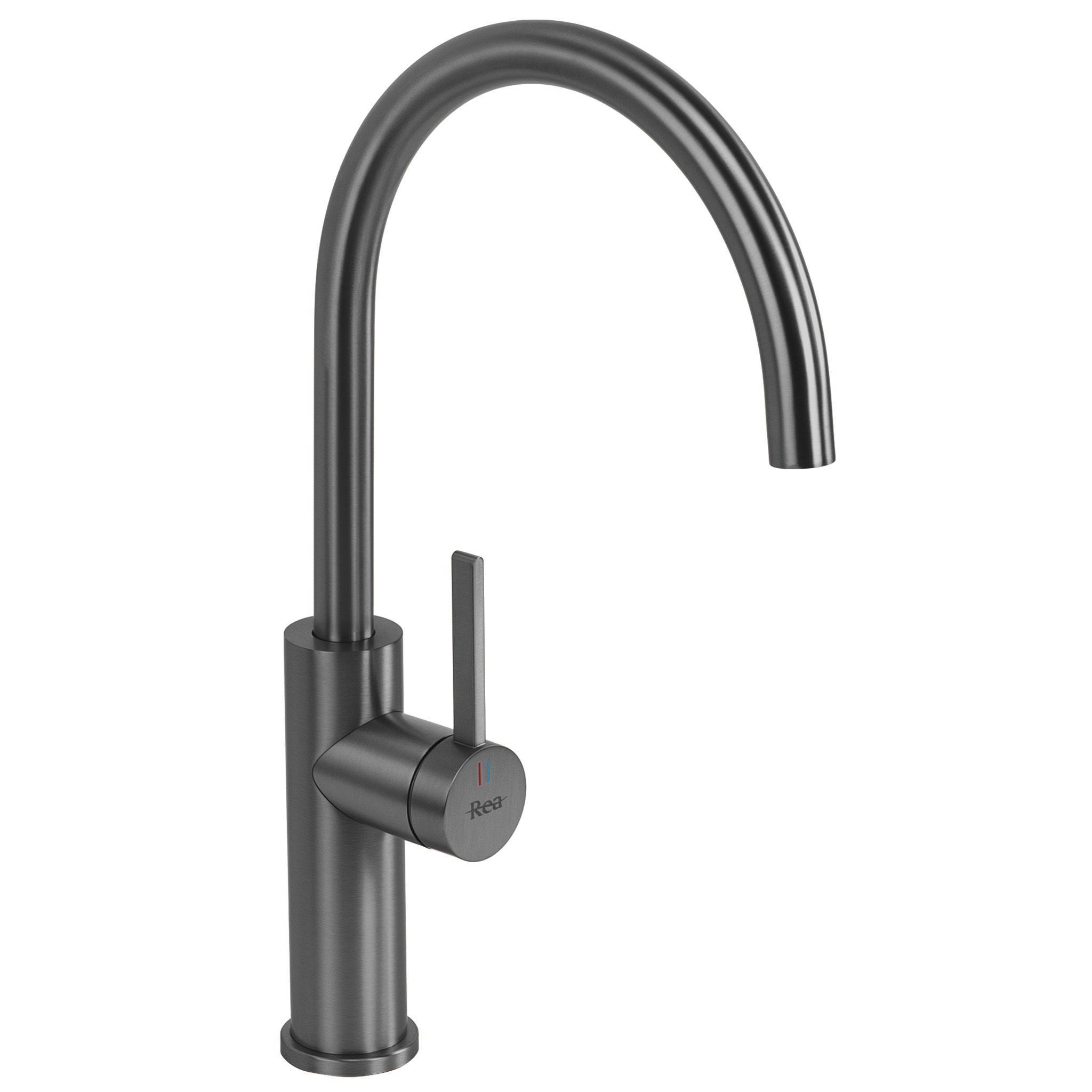 KÜCHEARMATUR Rea Rivo Titan - Titanfarben, Metall (10/36.5/18.5cm) - REA