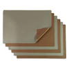 TISCHSET, 6er-Set, 30x42 cm, wasserdicht, aus PVC und Polyester, Grau - Grau, Textil (42/30/1cm) - Zollner