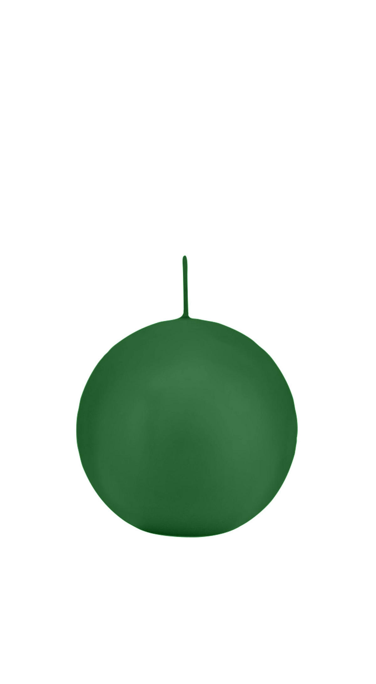 KUGELKERZEN Dunkelgrün Ø 70 mm, 12 Stück - Dunkelgrün, Paraffin (7/7/7cm) - Wiedemann Kerzen