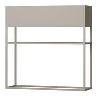 BLUMENSTÄNDER Joensuu - Hellgrau, Metall (80/80/25cm) - [en.casa]