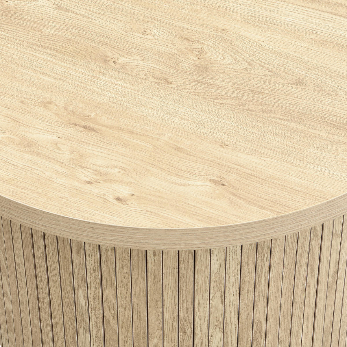 COUCHTISCH-SET aus MDF 66x66x40 cm Natur, 2-teilig platzsparend - Naturfarben, Holzwerkstoff (66/66/40cm) - IVMEU