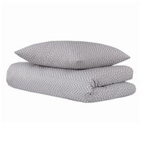 BETTWÄSCHESET Grebur - Renforcé - 2-teilig - 155 x 220 cm - Hellgrau - Hellgrau, Textil (155/220cm) - Uncover by Schiesser