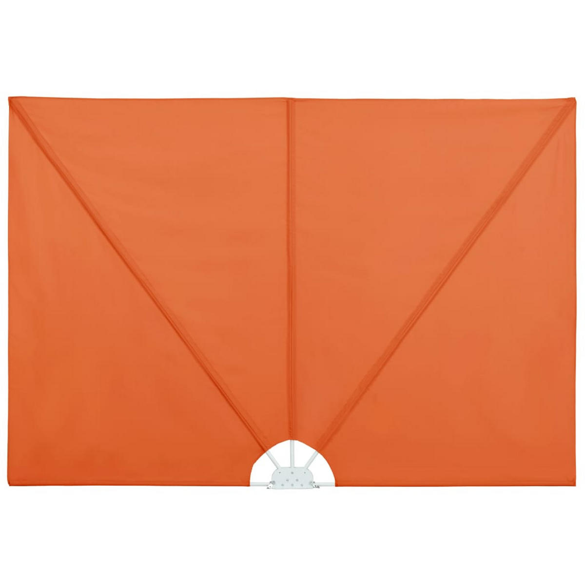 FALTBARER Terrassen-Seitenfächer Terracotta-Rot 300x150 cm - Braun, Textil (300/1/150cm) - furnicato