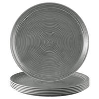 SPEISETELLER Terra Perlgrau ø 27,5 cm 6er Set - Grau, Keramik (27.8cm) - Seltmann Weiden