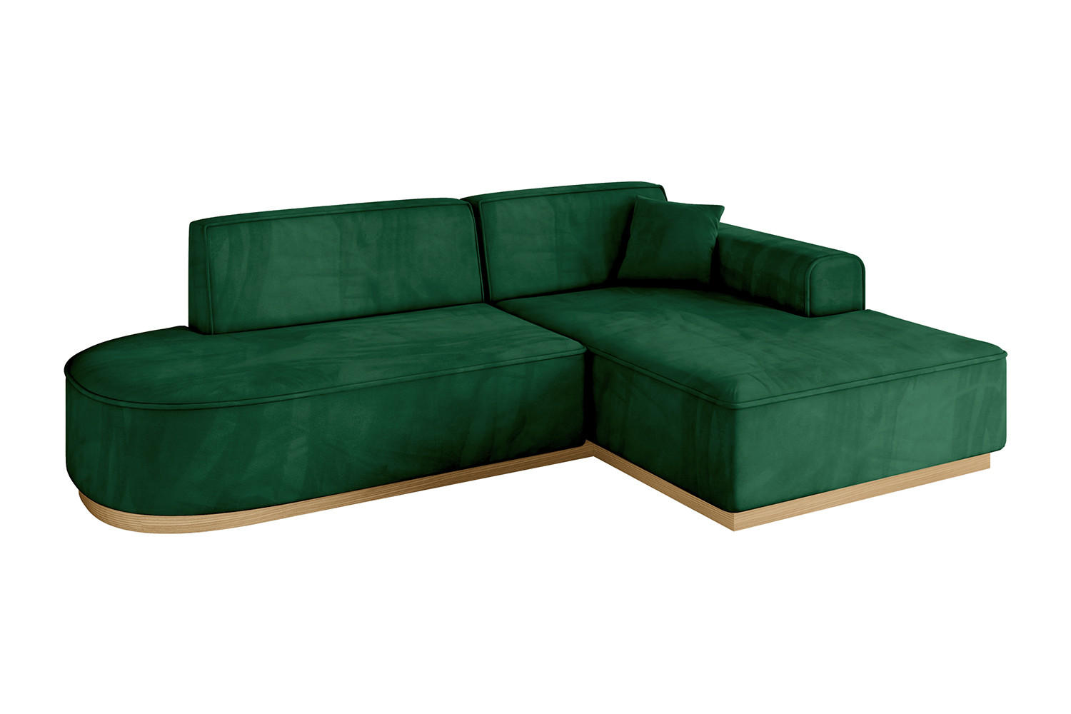 Altdecor Ecksofa Grün 234x171 cm