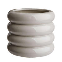 BLUMENTOPF Hoop - Grau, Keramik (13cm) - Butlers