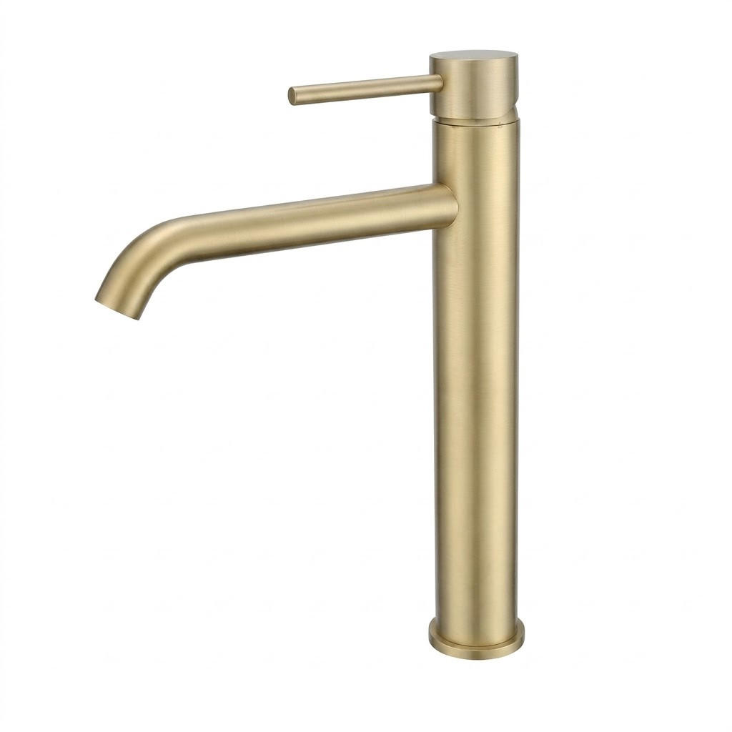 BADEZIMMERARMATUR, 28.5cm hoch, gold - Goldfarben, Metall (38/7/24cm) - Vallsero