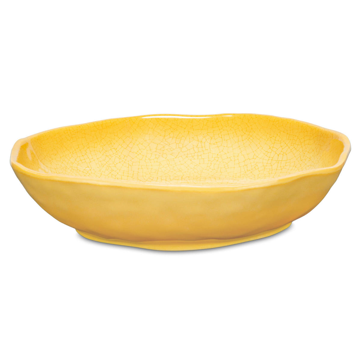 TELLER tief / Suppenteller Ø 21 cm Atmosfera ocker Set mit 2 Stück - Currygelb, Kunststoff (21/21/5cm)