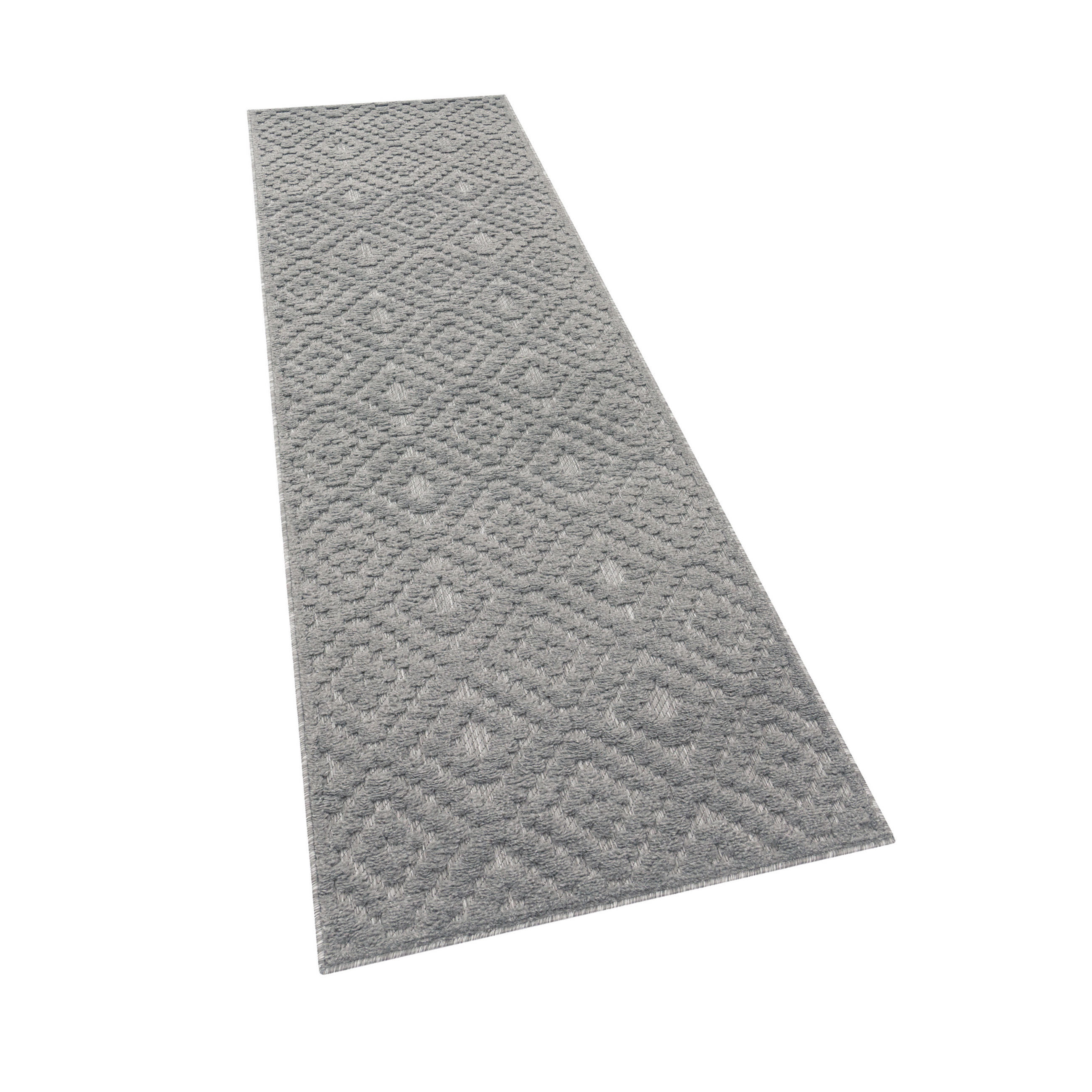 OUTDOORTEPPICH 60/100 cm Livorno 672 - Grau, Textil (60/100cm) - Paco Home