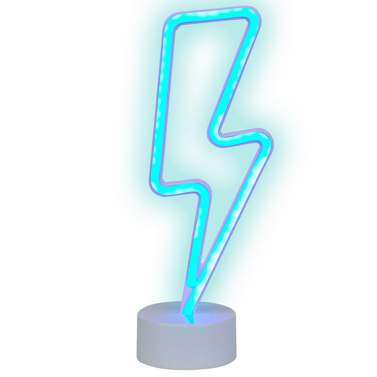 NEONLICHT 3er-Set Floretta 26-8-8/28-8-8/30-8-8 cm - Multicolor, Kunststoff (8/8/30cm) - Beliani