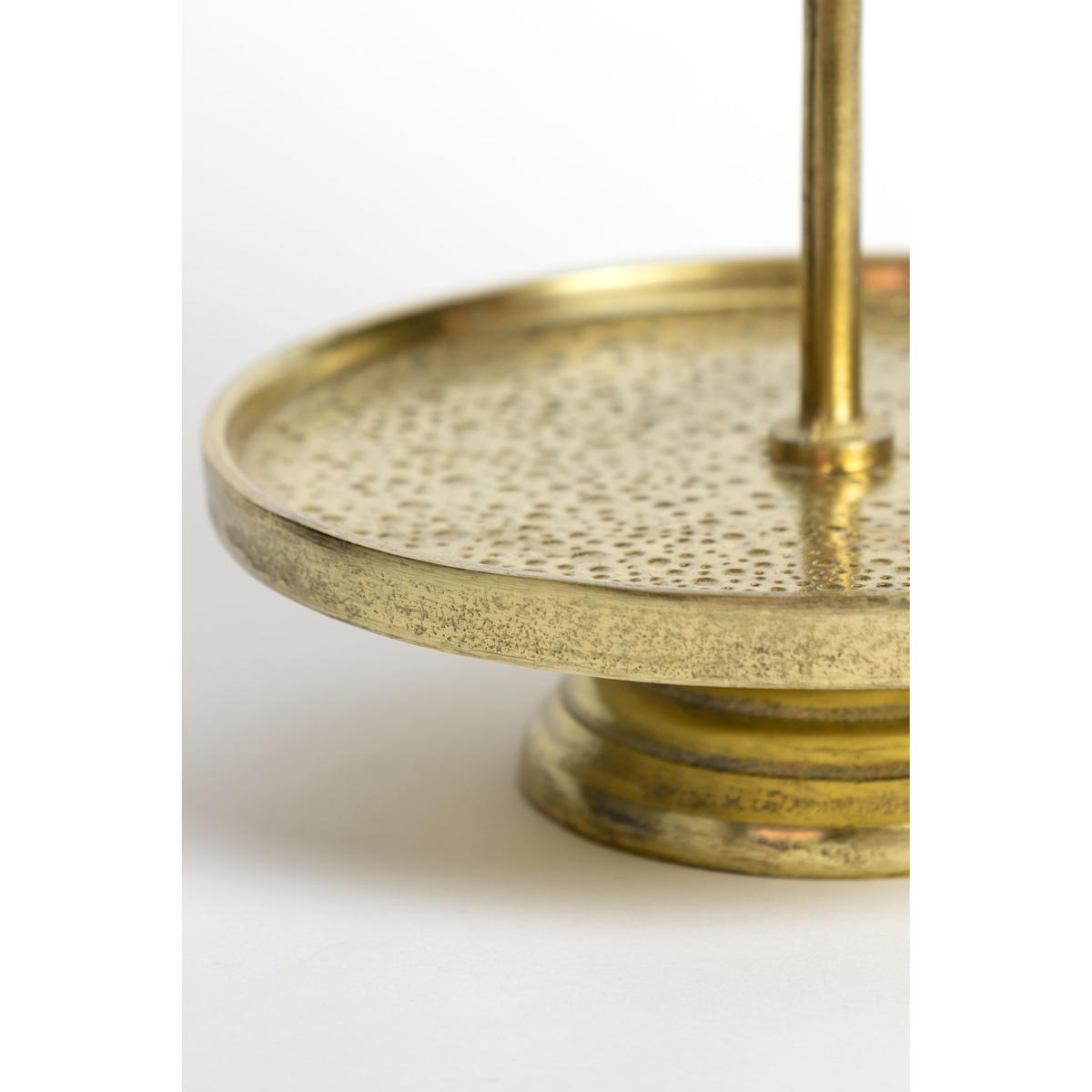 ETAGERE Lutek Gold 24/24/37 cm - Goldfarben, Metall (24/37cm) - Light & Living