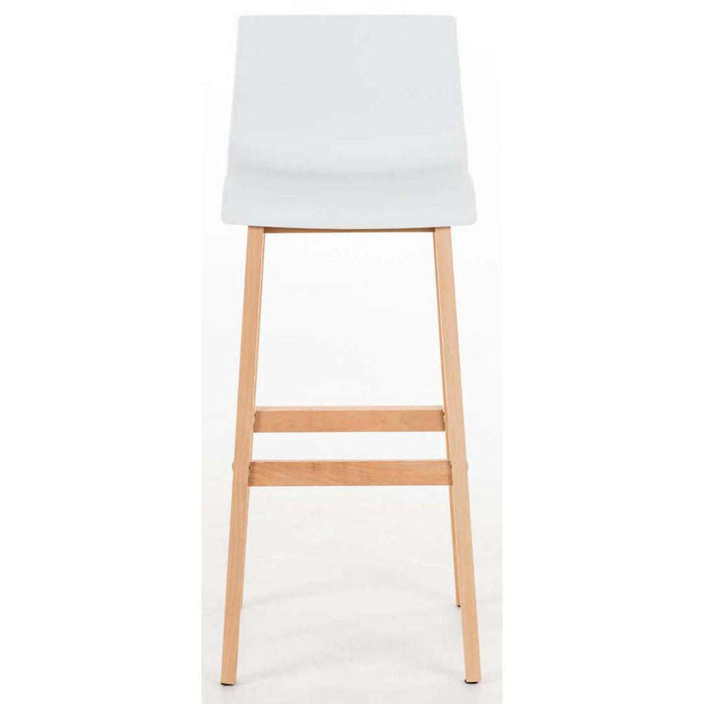 Thumbnail - CLP Barhocker, Weiß, Holz, 41x101x46 cm, Esszimmer, Barmöbel, Barhocker