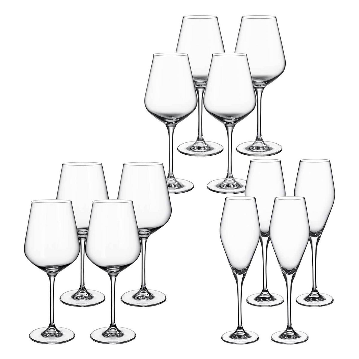 WEIN- UND SEKTGLÄSER La Divina transparent 12er Set - Transparent, Glas - Villeroy & Boch