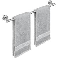 HANDTUCHHALTER Edelstahl gebürstet 60 cm - Grau, Metall (12.7/61/3.8cm)
