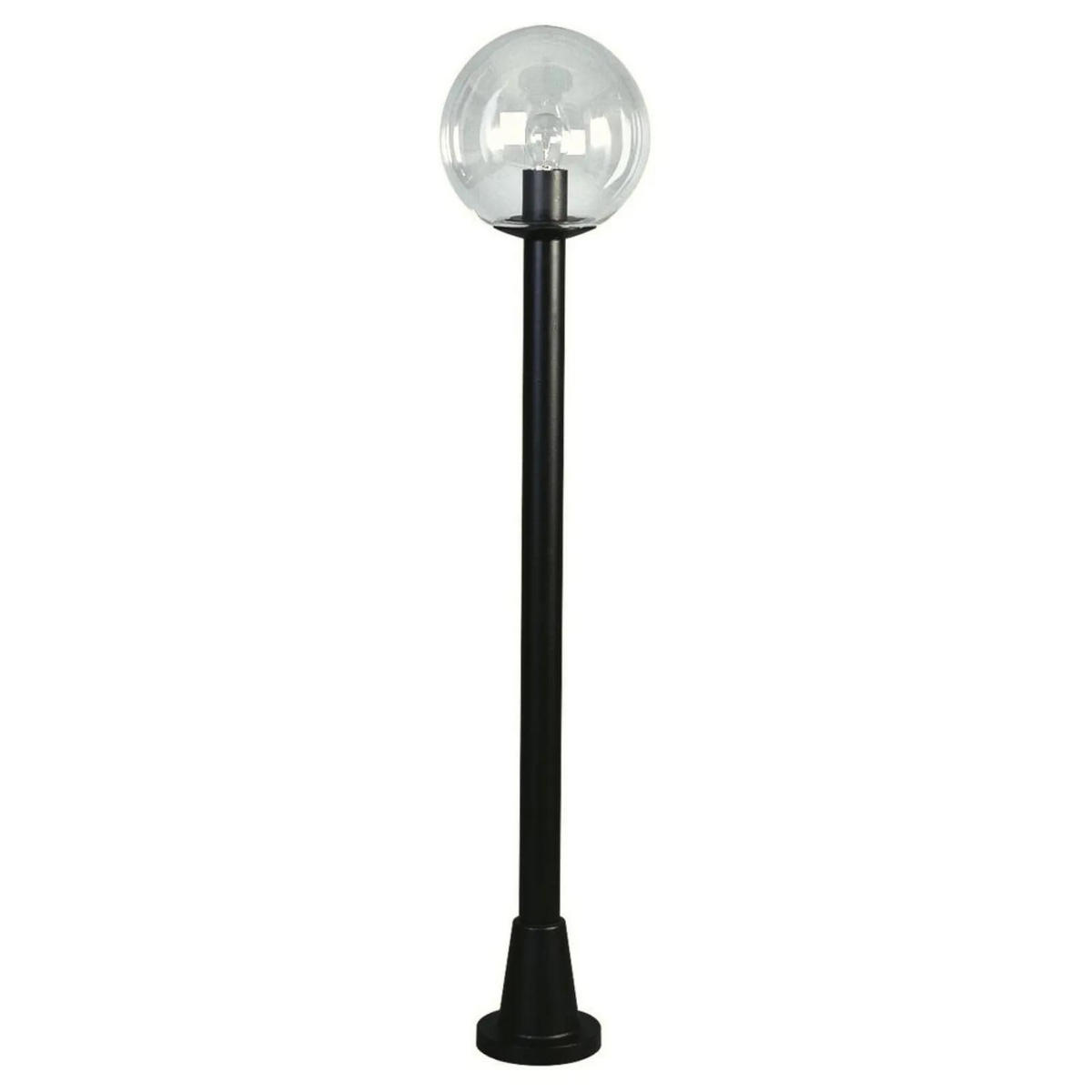 WEGELEUCHTE Schwarz - Schwarz, Metall (12.5/12.5/125cm) - click-licht