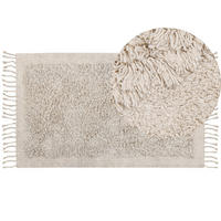 SHAGGY-TEPPICH Bitlis 150/80 cm - Beige, Textil (80/150cm) - Beliani