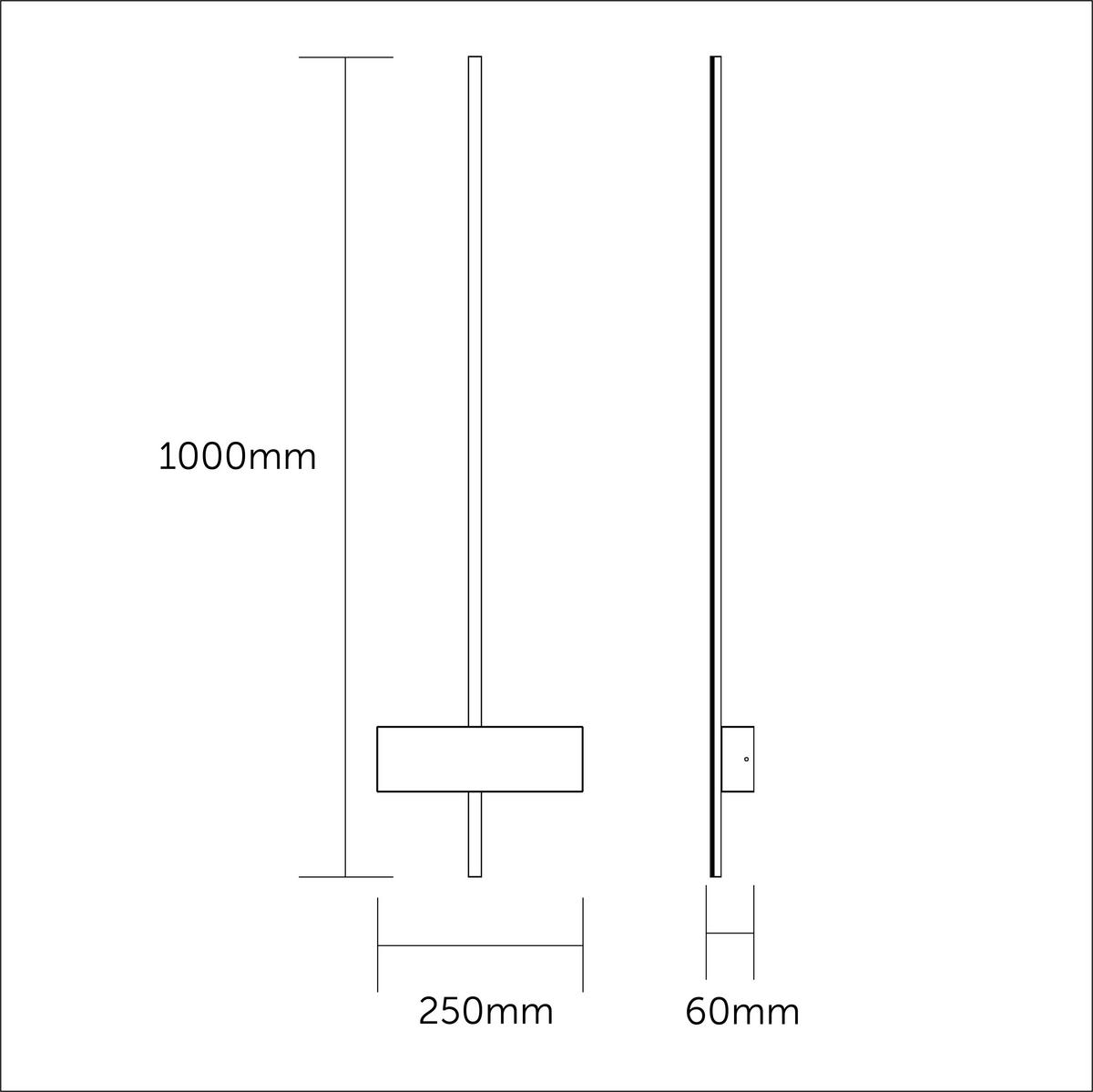 LED-DECKENLEUCHTE Splint L100 - Grün, Metall (2/100/2cm) - Lumicom