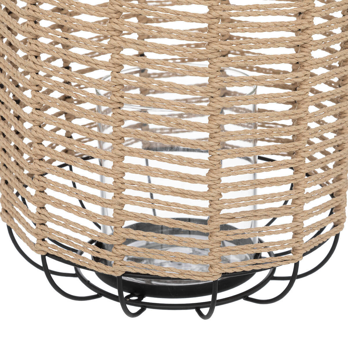 LATERNE Cosy 33 cm - Braun, Metall (22/22/27.5cm) - Atmosphera Createur d´interieur