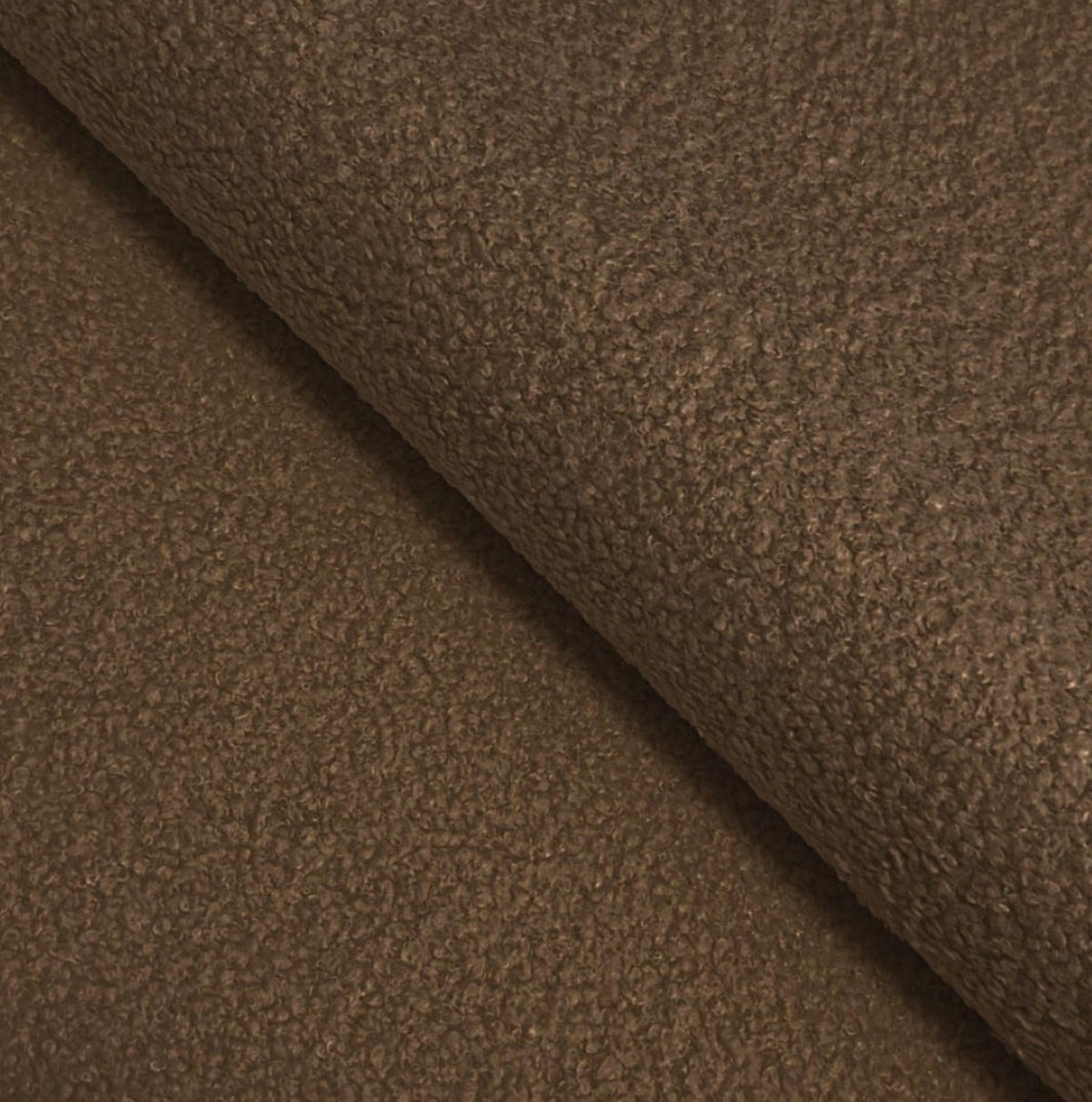 ECKSOFA VIENNA Stil Bettkasten und Funktionalität Bouclé Braun Links - Braun, Holz (143/261cm) - Kaiser Möbel
