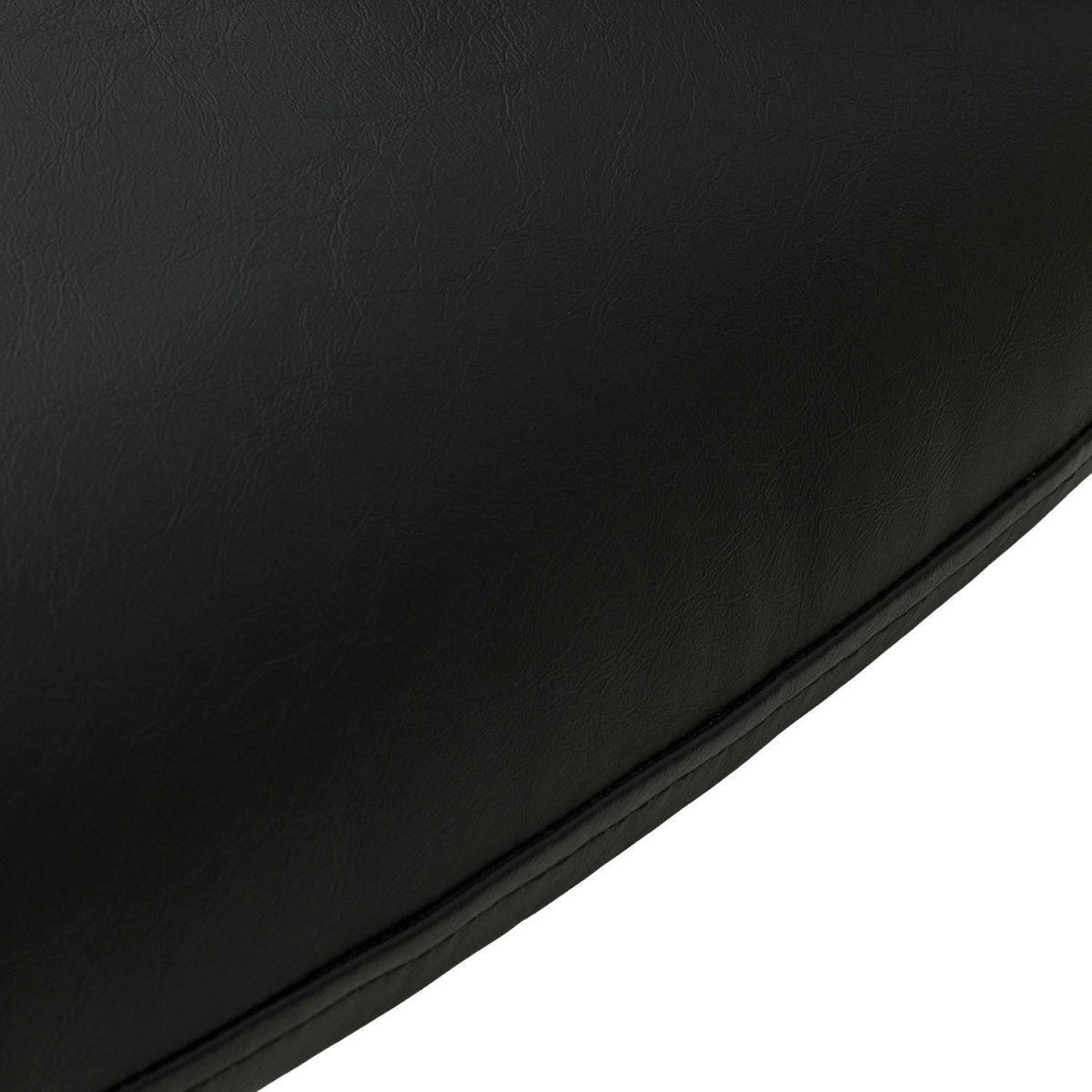 ARMLEHNSTUHL-SET 4 Stück in Kunstleder Schwarz - Schwarz, Textil/Metall (61/86/64cm) - Furnhouse