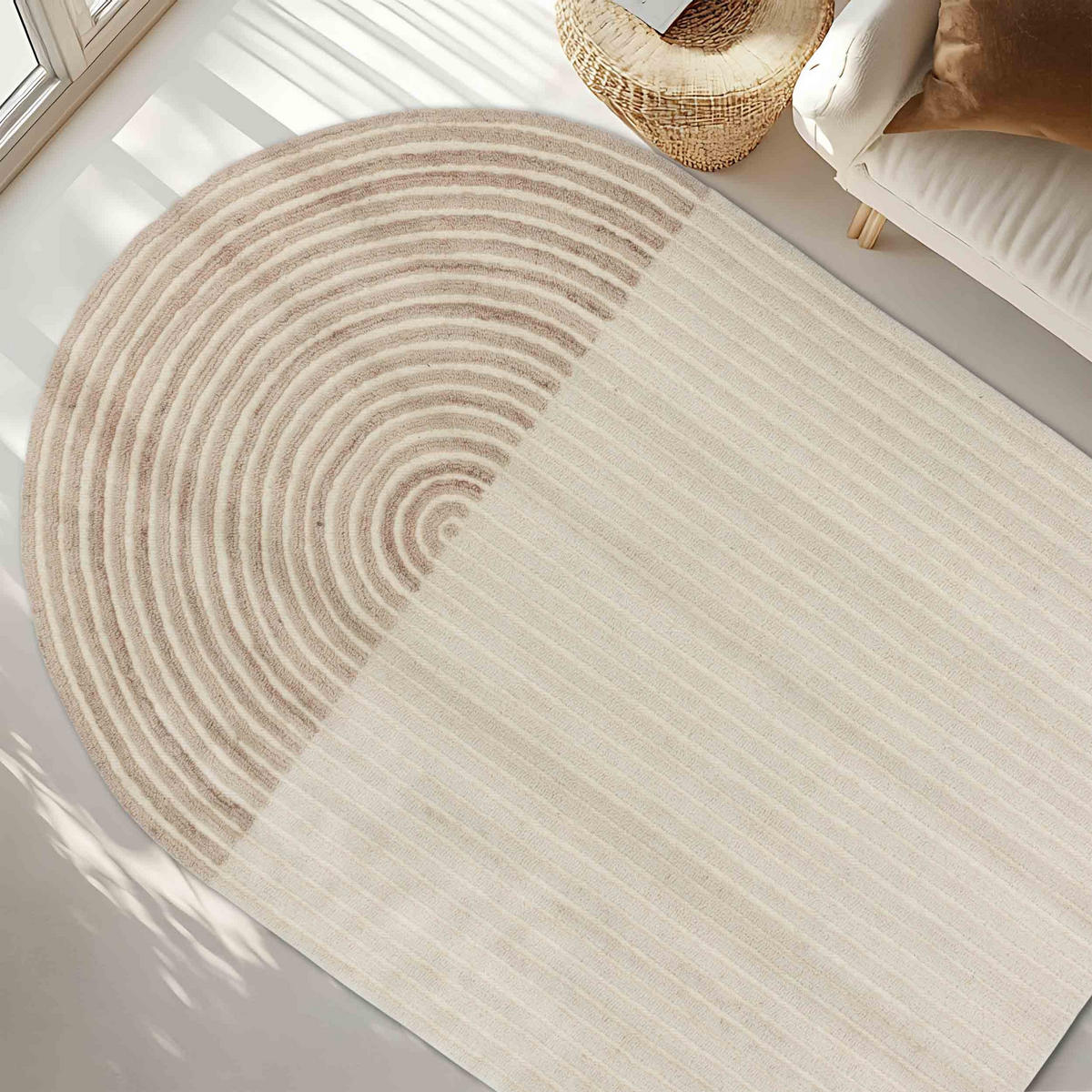 KOBEREC s krátkym vlasom JAYLIN - prírodná farba, textil (60/110cm) - Schöner Wohnen