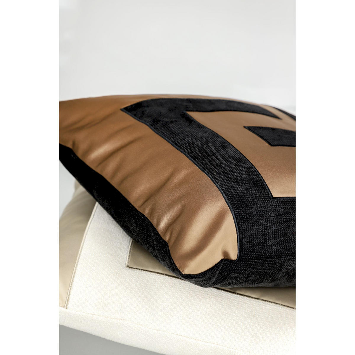 ZIERKISSENHÜLLE CUBE - Braun, Textil (50/50cm) - Sportalm Kitzbühel